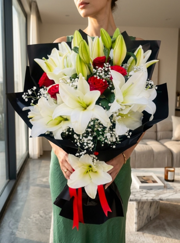 Premium Lilyum Buketi